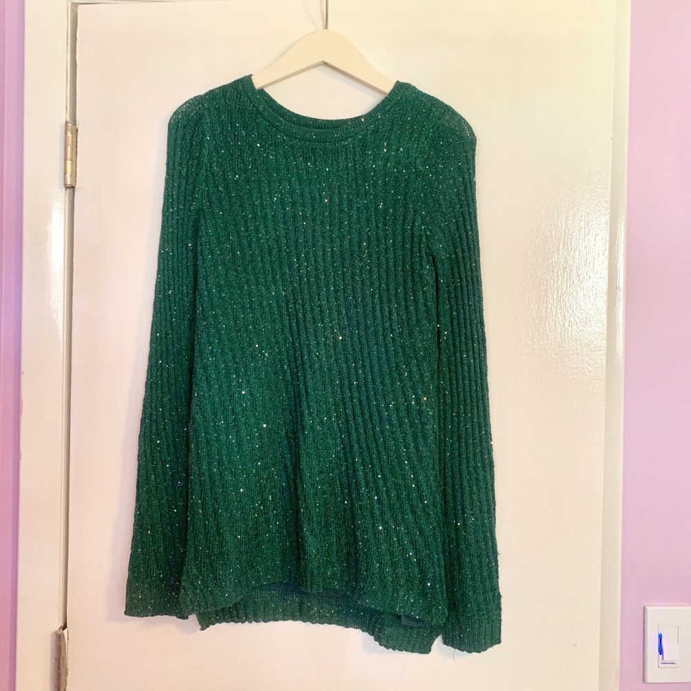 Apt. 9 Sparkling Green Sweater💚💫